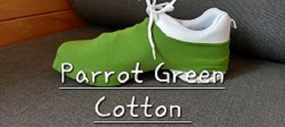 Parrot Green - Cotton